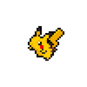 Pikachu pärlplatta mall