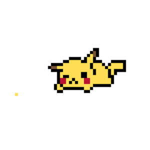 Pikachu pärlplatta mall