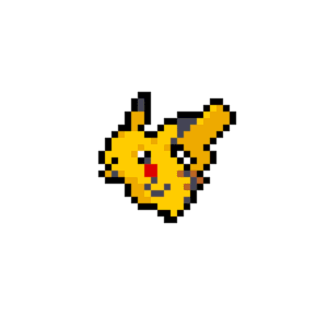 Pikachu pärlplatta mall