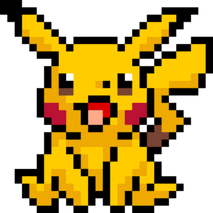 PikaPika pärlplatta mall