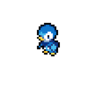 Piplup pärlplatta mall