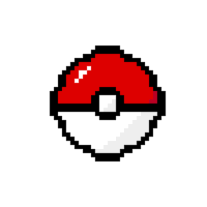 Pokeball pärlplatta mall