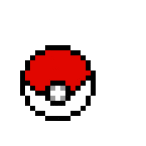 Pokeball pärlplatta mall