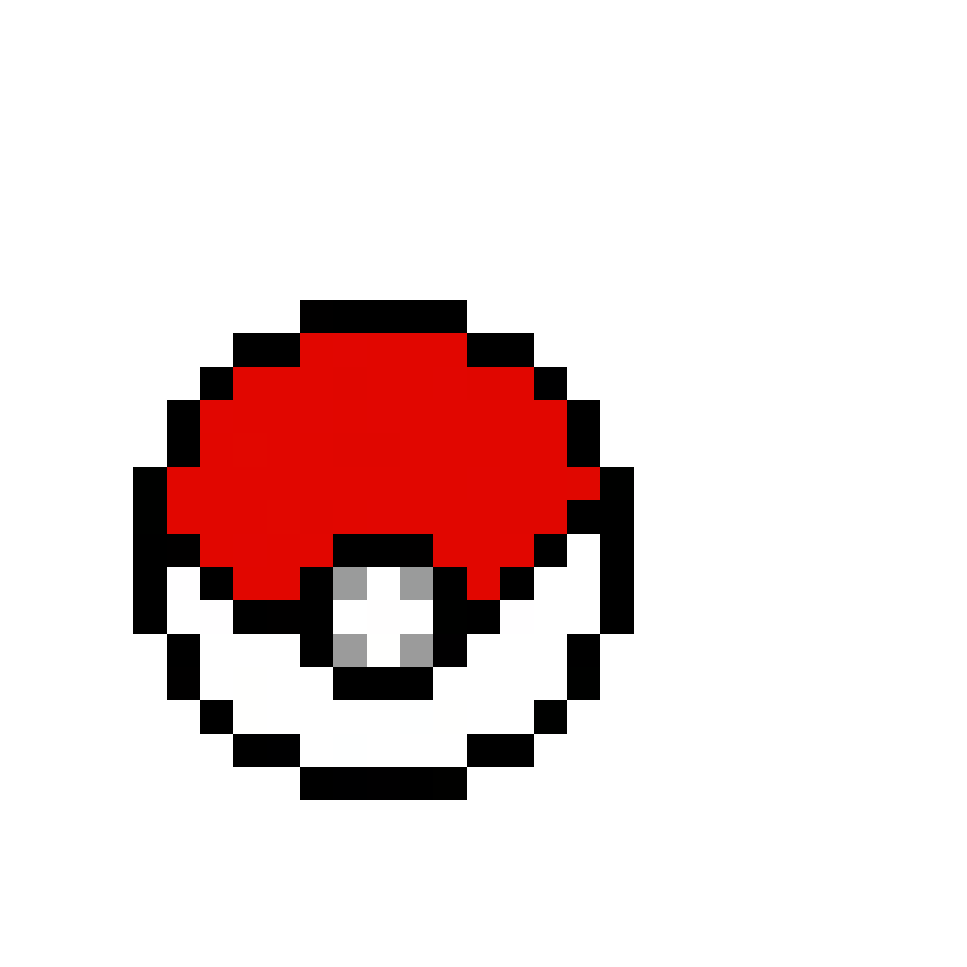 Pokeball pärlplatta mall