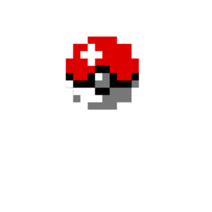 Pokeball pärlplatta mall