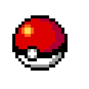 Pokeball pärlplatta mall