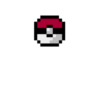 Pokeball pärlplatta mall