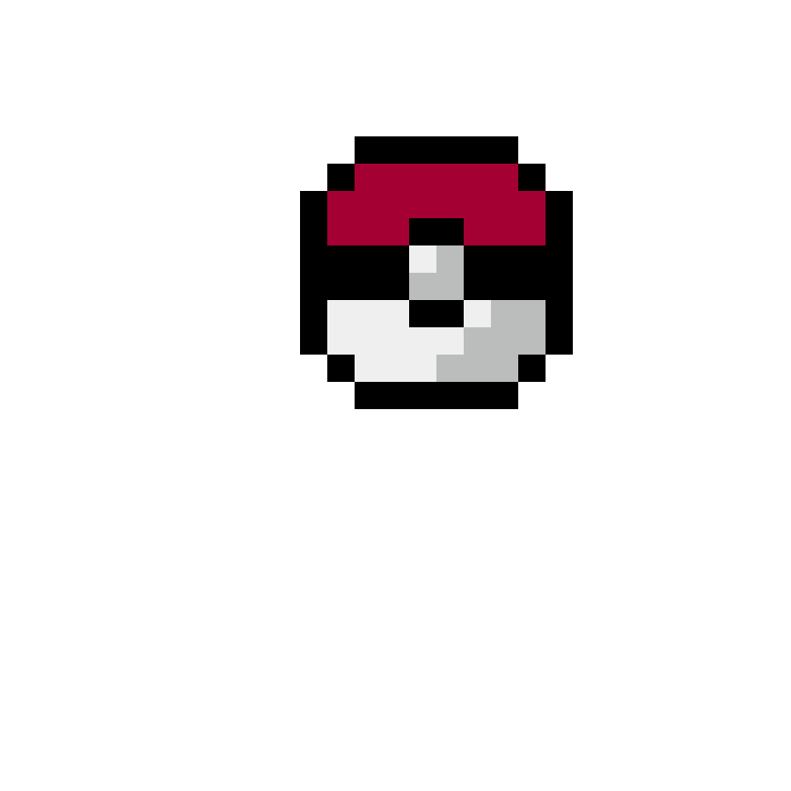 Pokeball Pärlplatta Design