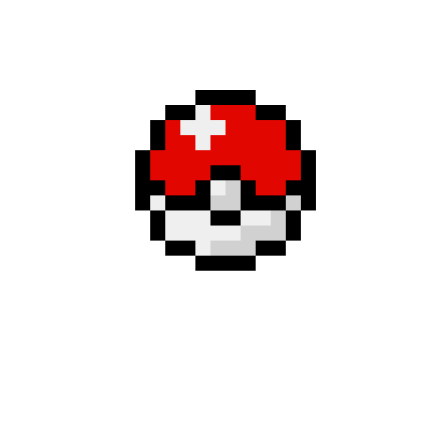 Pokeball Pärlplatta Design