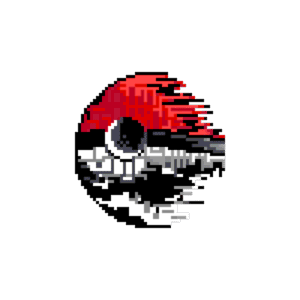 Pokéboll (Dödsstjärna-stil) pärlplatta mall