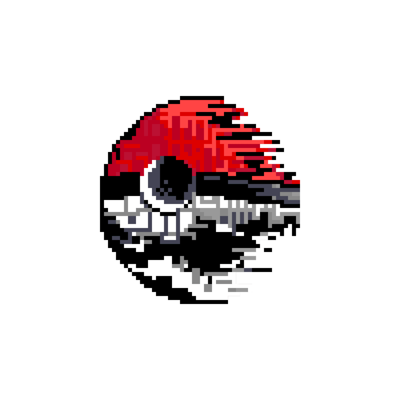 Pokéboll (Dödsstjärna-stil) Pärlplatta Design