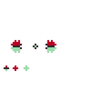 Pokéboll (Ljusblå = Vit) pärlplatta mall