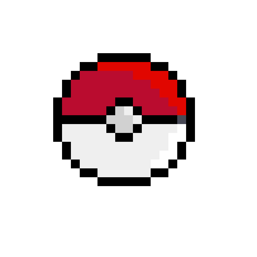 Pokeboll Pärlplatta Design