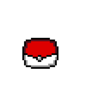 Pokéboll pärlplatta mall