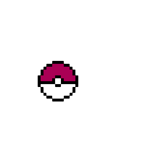 Pokéboll pärlplatta mall