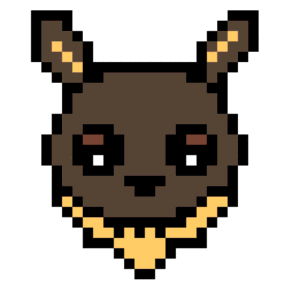 Pokemon Eevee pärlplatta mall