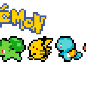 Pokémon Tavla pärlplatta mall