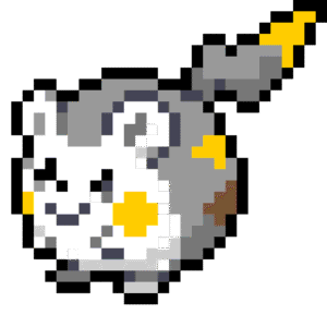 Pokemon Togedemaru pärlplatta mall