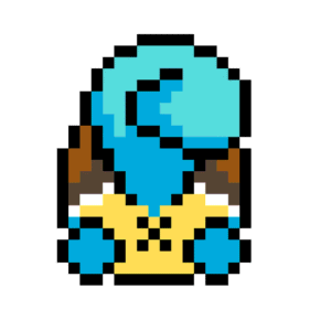 POSAVASO POKEMON 2 (SQUIRTLE) pärlplatta mall