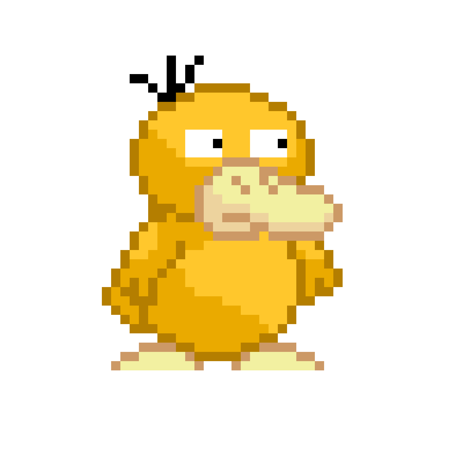 Psyduck Pärlplatta Design