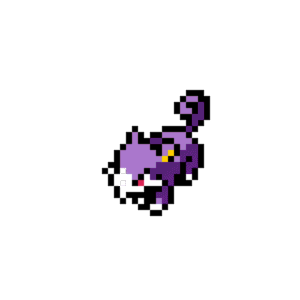 Rattata pärlplatta mall