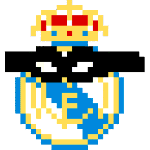 Real Madrid Pärlplatta Design