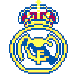 Real Madrid Pärlplatta Design