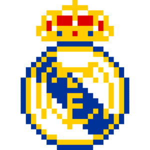Real Madrid FC Pärlplatta Design