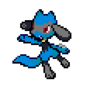 Riolu pärlplatta mall