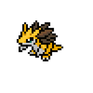 Sandslash pärlplatta mall