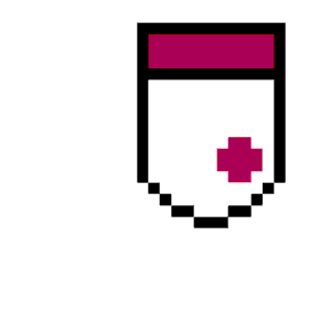 Santa Fe Emblem Pärlplatta Design