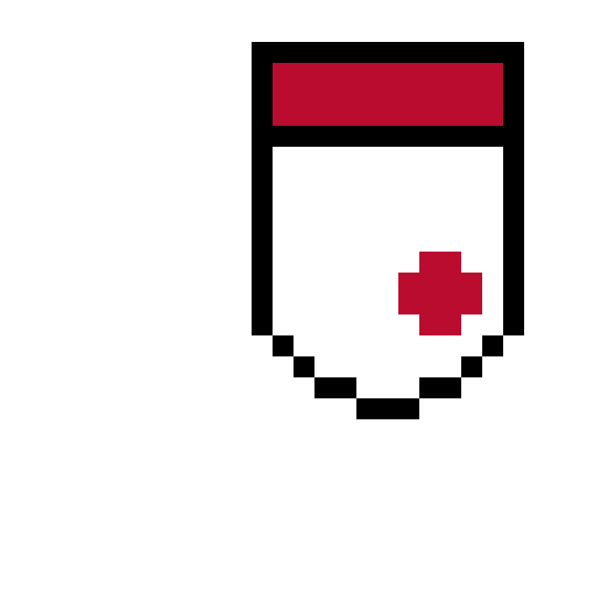 Santa Fe Emblem Pärlplatta Design