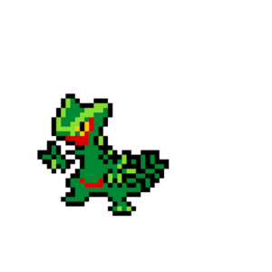 Sceptile pärlplatta mall