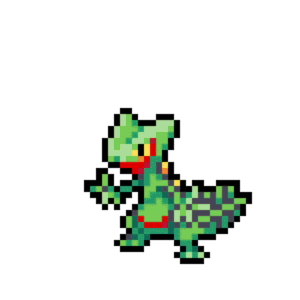 Sceptile pärlplatta mall