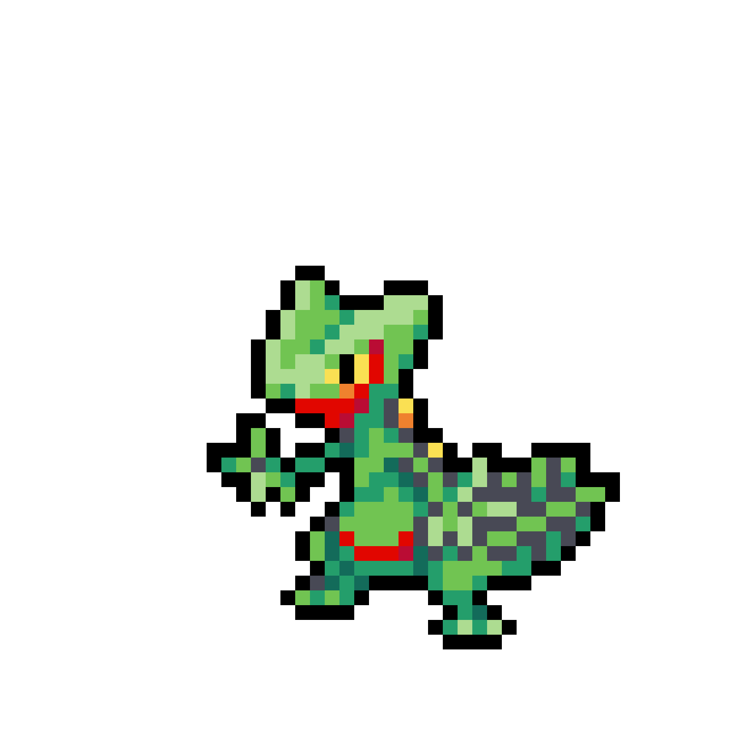 Sceptile Pärlplatta Design