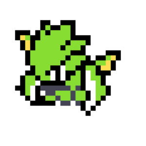 Scyther Pokemon pärlplatta mall