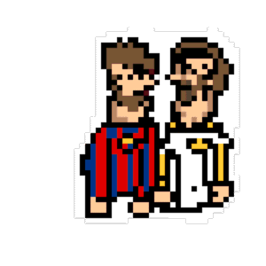 Sergio Ramos mot Messi Parlplatta Design