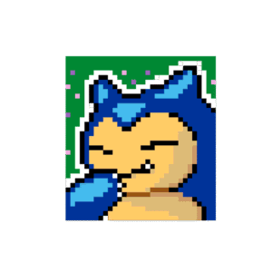 Snorlax pärlplatta mall