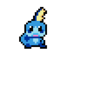 Sobble pärlplatta mall