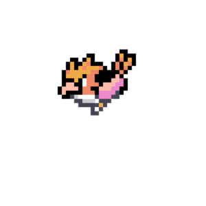 Spearow pärlplatta mall