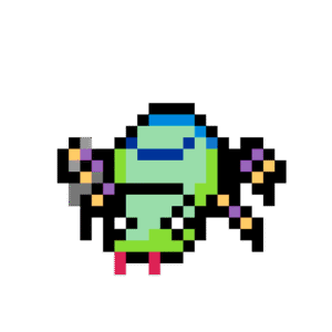 Spinarak pärlplatta mall