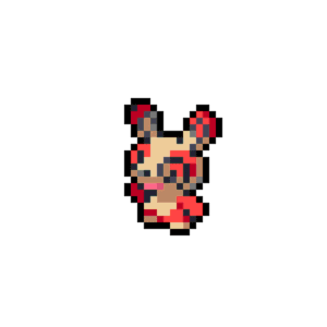 Spinda pärlplatta mall