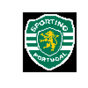 Sporting Portugal Pärlplatta Design
