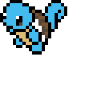 Squirtle 5mm pärlplatta mall