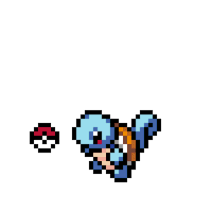 Squirtle Nyckelring pärlplatta mall