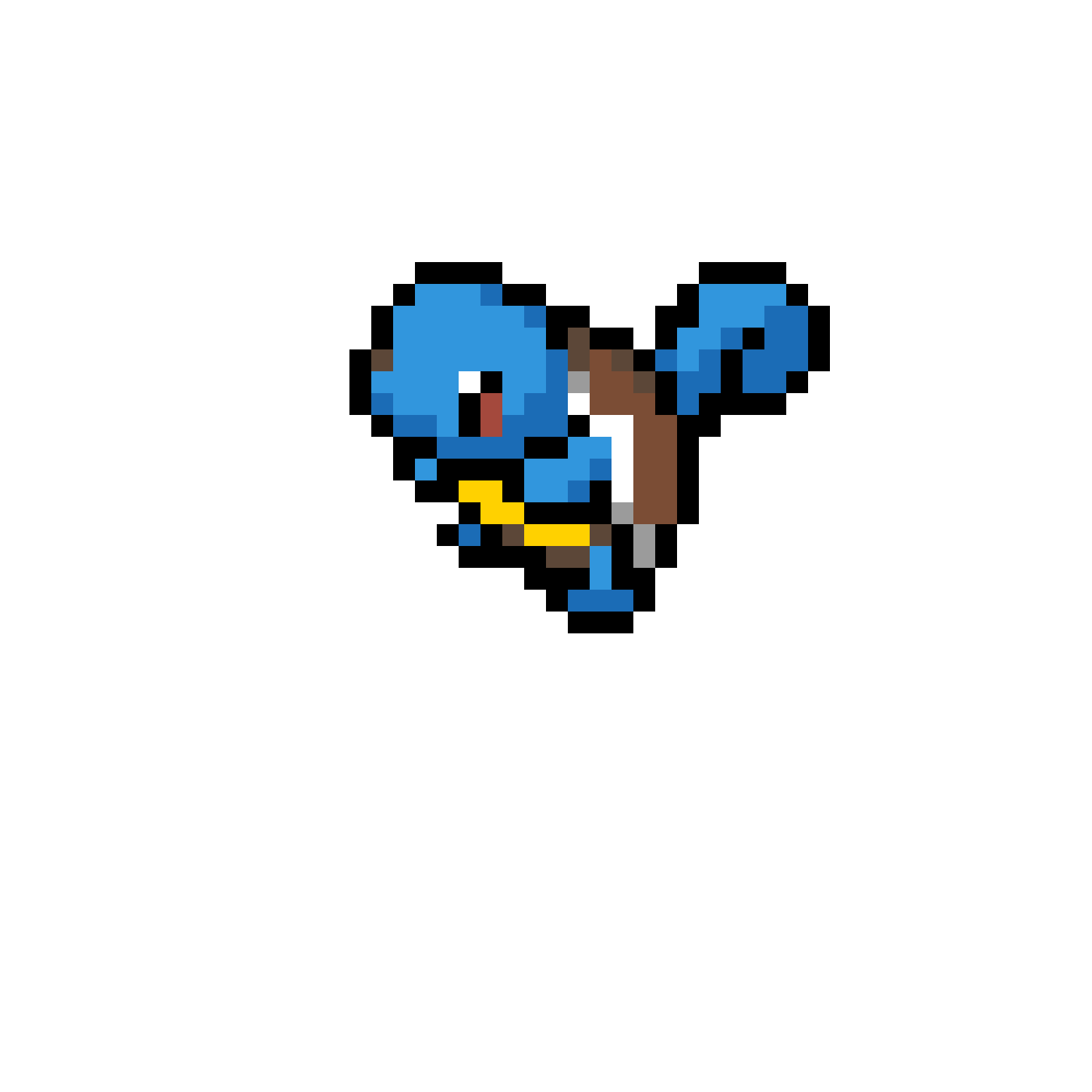 Squirtle Pärlplatta Design