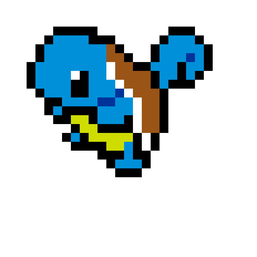 Squirtle Pärlplatta Design