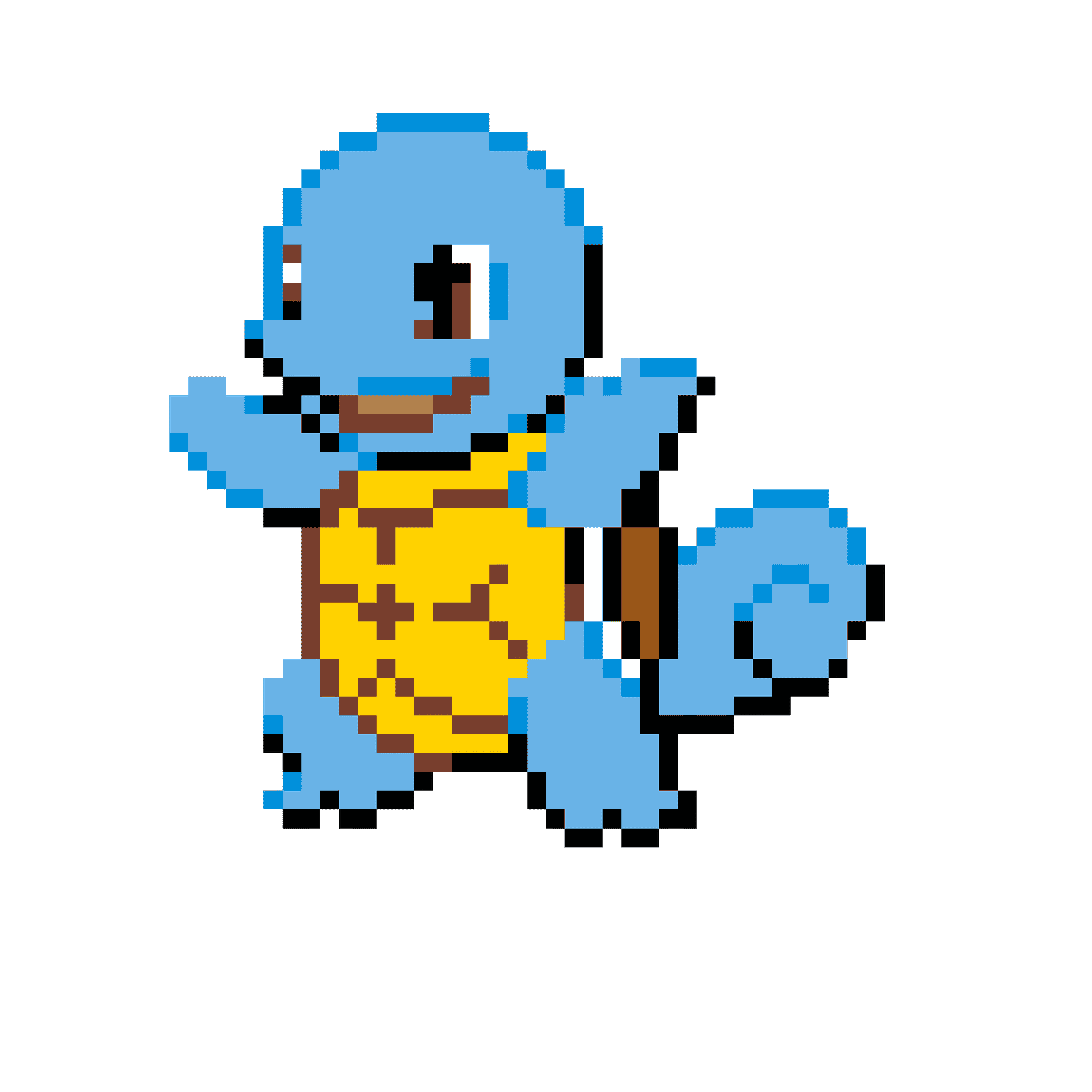 Squirtle Pärlplatta Design
