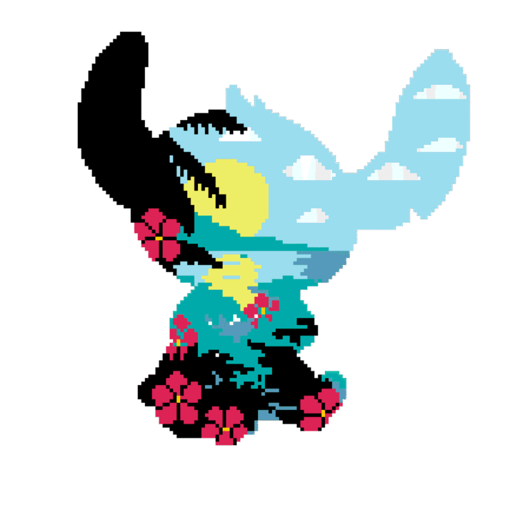 Stitch Siluett Parlplatta Mall – 6324 parlor | ParlEventyr