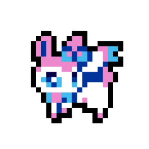 Sylveon från Pinterest pärlplatta mall